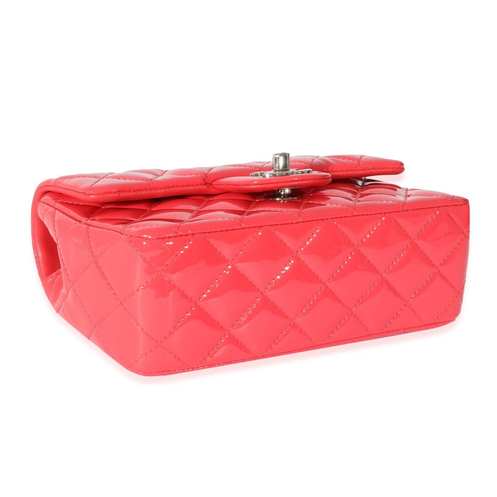 Chanel Pink Patent Rectangular Mini Flap - Picture 4 of 7